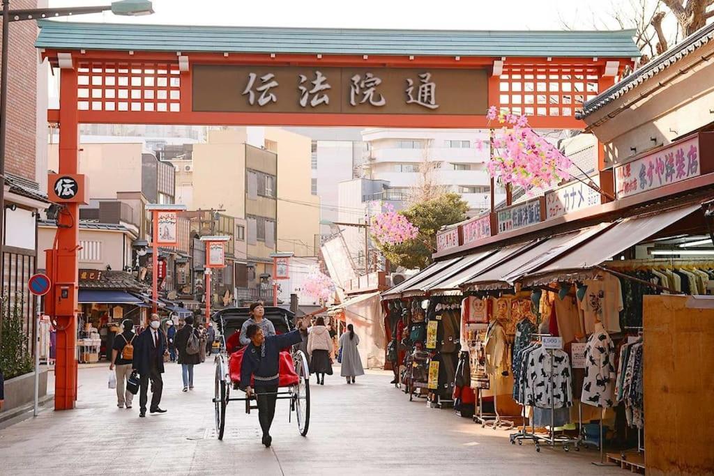 203 Oshiage Sta 3Mins Walk! Wi-Fi Elevator 4Pax Apartment Tokyo Exterior photo