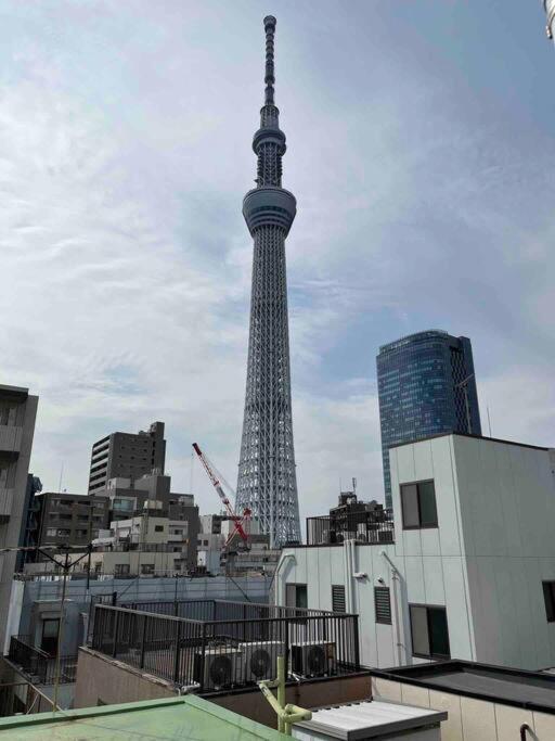 203 Oshiage Sta 3Mins Walk! Wi-Fi Elevator 4Pax Apartment Tokyo Exterior photo
