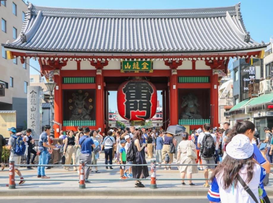 203 Oshiage Sta 3Mins Walk! Wi-Fi Elevator 4Pax Apartment Tokyo Exterior photo