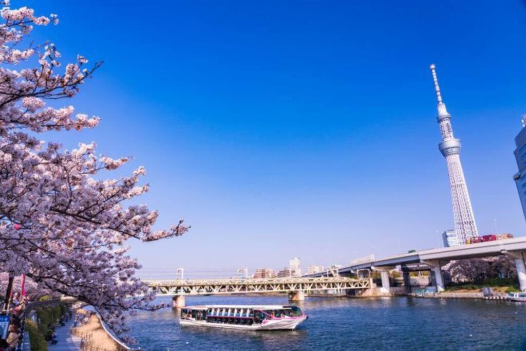 203 Oshiage Sta 3Mins Walk! Wi-Fi Elevator 4Pax Apartment Tokyo Exterior photo