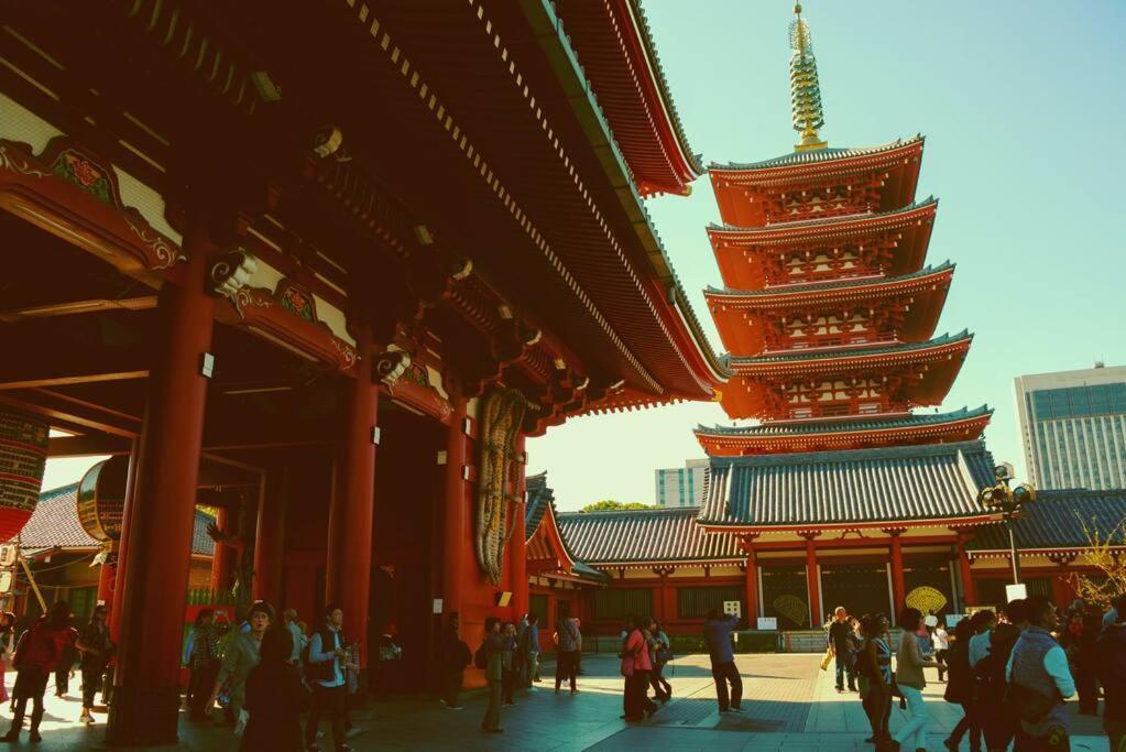 203 Oshiage Sta 3Mins Walk! Wi-Fi Elevator 4Pax Apartment Tokyo Exterior photo